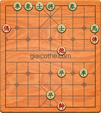 Bàn cờ tướng bài tập Cờ Tướng Haga thế Vừa ván 418 - Độ khó Khó