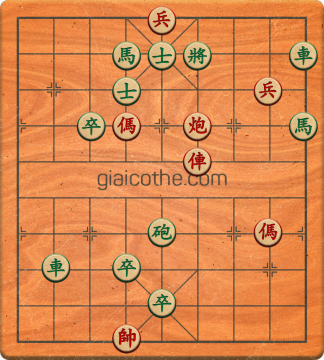 Bàn cờ tướng bài tập Cờ Tướng Haga thế Vừa ván 420 - Độ khó Khó