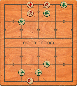 Bàn cờ tướng bài tập Cờ Tướng Haga thế Vừa ván 423 - Độ khó Khó