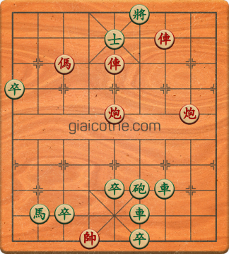 Bàn cờ tướng bài tập Cờ Tướng Haga thế Vừa ván 428 - Độ khó Khó