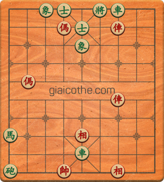 Bàn cờ tướng bài tập Cờ Tướng Haga thế Vừa ván 432 - Độ khó Trung Bình