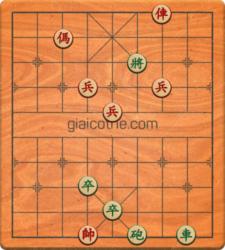 Bàn cờ tướng bài tập Cờ Tướng Haga thế Vừa ván 433 - Độ khó Khó