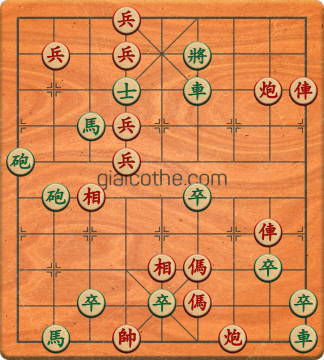 Bàn cờ tướng bài tập Cờ Tướng Haga thế Vừa ván 435 - Độ khó Khó