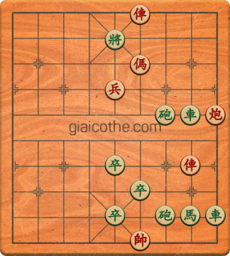 Bàn cờ tướng bài tập Cờ Tướng Haga thế Vừa ván 436 - Độ khó Khó