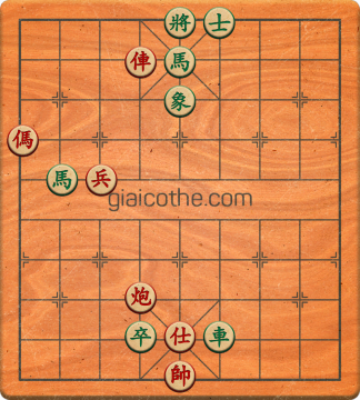 Bàn cờ tướng bài tập Cờ Tướng Haga thế Vừa ván 439 - Độ khó Trung Bình