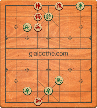 Bàn cờ tướng bài tập Cờ Tướng Haga thế Vừa ván 443 - Độ khó Khó