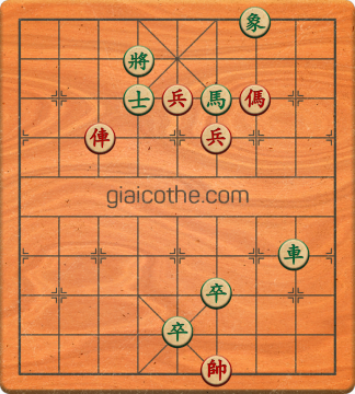 Bàn cờ tướng bài tập Cờ Tướng Haga thế Vừa ván 449 - Độ khó Khó