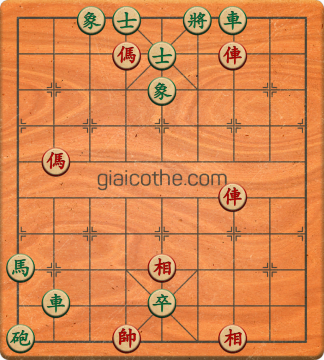 Bàn cờ tướng bài tập Cờ Tướng Haga thế Vừa ván 456 - Độ khó Trung Bình