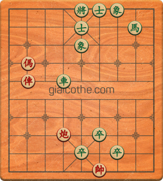 Bàn cờ tướng bài tập Cờ Tướng Haga thế Vừa ván 460 - Độ khó Khó