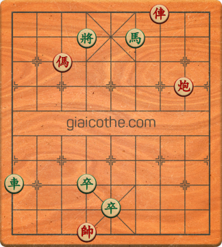 Bàn cờ tướng bài tập Cờ Tướng Haga thế Vừa ván 468 - Độ khó Khó