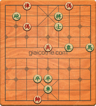 Bàn cờ tướng bài tập Cờ Tướng Haga thế Vừa ván 47 - Độ khó Trung Bình