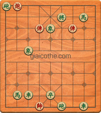 Bàn cờ tướng bài tập Cờ Tướng Haga thế Vừa ván 473 - Độ khó Khó