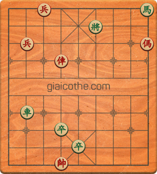 Bàn cờ tướng bài tập Cờ Tướng Haga thế Vừa ván 478 - Độ khó Khó