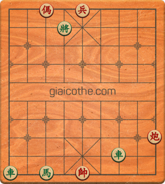 Bàn cờ tướng bài tập Cờ Tướng Haga thế Vừa ván 48 - Độ khó Trung Bình