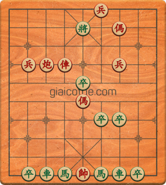 Bàn cờ tướng bài tập Cờ Tướng Haga thế Vừa ván 480 - Độ khó Khó