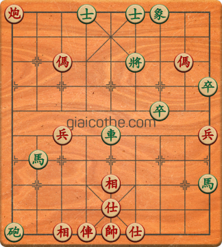 Bàn cờ tướng bài tập Cờ Tướng Haga thế Vừa ván 486 - Độ khó Trung Bình