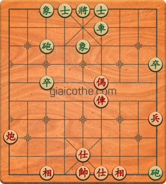 Bàn cờ tướng bài tập Cờ Tướng Haga thế Vừa ván 489 - Độ khó Trung Bình