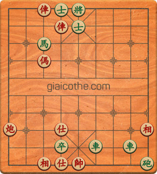 Bàn cờ tướng bài tập Cờ Tướng Haga thế Vừa ván 498 - Độ khó Trung Bình