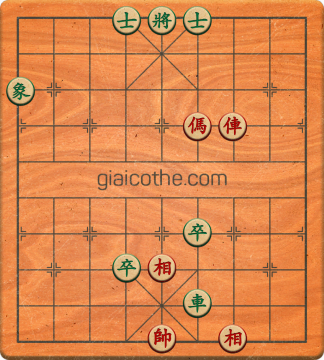 Bàn cờ tướng bài tập Cờ Tướng Haga thế Vừa ván 74 - Độ khó Trung Bình