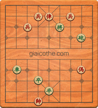 Bàn cờ tướng bài tập Cờ Tướng Haga thế Vừa ván 81 - Độ khó Khó