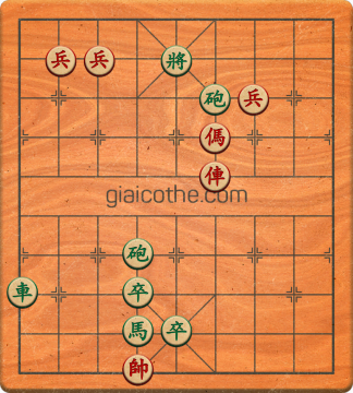 Bàn cờ tướng bài tập Cờ Tướng Haga thế Vừa ván 86 - Độ khó Khó