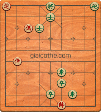 Bàn cờ tướng bài tập Cờ Tướng Haga thế Vừa ván 89 - Độ khó Trung Bình