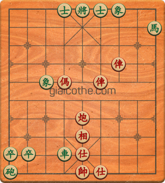 Bàn cờ tướng bài tập Cờ Tướng Haga thế Vừa ván 94 - Độ khó Trung Bình