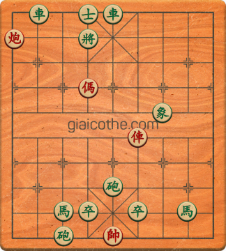 Bàn cờ tướng bài tập Cờ Tướng Khó Nhất màn 1 ván 101 - Độ khó Trung Bình