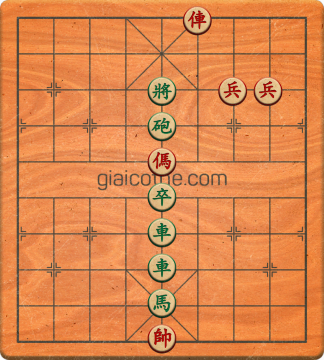 Bàn cờ tướng bài tập Cờ Tướng Khó Nhất màn 1 ván 104 - Độ khó Trung Bình