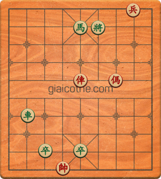 Bàn cờ tướng bài tập Cờ Tướng Khó Nhất màn 1 ván 108 - Độ khó Trung Bình