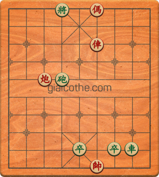 Bàn cờ tướng bài tập Cờ Tướng Khó Nhất màn 1 ván 109 - Độ khó Trung Bình