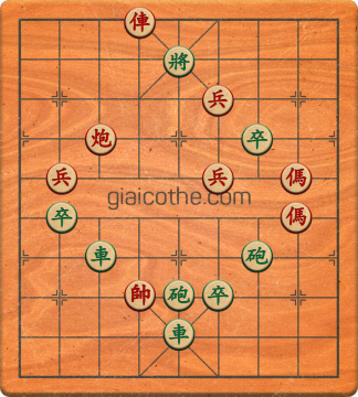 Bàn cờ tướng bài tập Cờ Tướng Khó Nhất màn 1 ván 111 - Độ khó Trung Bình