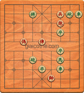 Bàn cờ tướng bài tập Cờ Tướng Khó Nhất màn 1 ván 116 - Độ khó Trung Bình