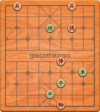 Bàn cờ tướng bài tập Cờ Tướng Khó Nhất màn 1 ván 129 - Độ khó Trung Bình