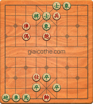 Bàn cờ tướng bài tập Cờ Tướng Khó Nhất màn 1 ván 138 - Độ khó Trung Bình