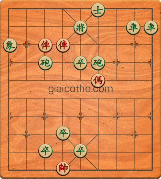 Bàn cờ tướng bài tập Cờ Tướng Khó Nhất màn 1 ván 149 - Độ khó Trung Bình