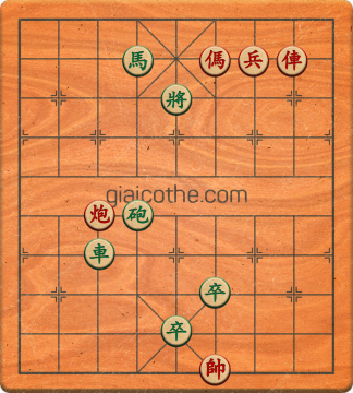 Bàn cờ tướng bài tập Cờ Tướng Khó Nhất màn 1 ván 167 - Độ khó Trung Bình