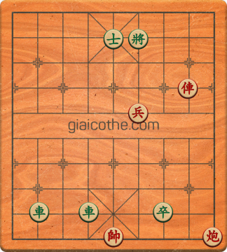 Bàn cờ tướng bài tập Cờ Tướng Khó Nhất màn 1 ván 177 - Độ khó Trung Bình