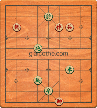 Bàn cờ tướng bài tập Cờ Tướng Khó Nhất màn 1 ván 183 - Độ khó Trung Bình