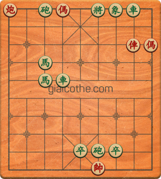 Bàn cờ tướng bài tập Cờ Tướng Khó Nhất màn 1 ván 192 - Độ khó Trung Bình