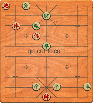 Bàn cờ tướng bài tập Cờ Tướng Khó Nhất màn 1 ván 211 - Độ khó Trung Bình