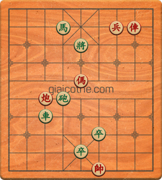 Bàn cờ tướng bài tập Cờ Tướng Khó Nhất màn 1 ván 212 - Độ khó Trung Bình