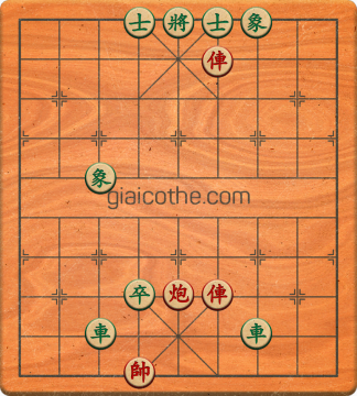 Bàn cờ tướng bài tập Cờ Tướng Khó Nhất màn 1 ván 219 - Độ khó Trung Bình