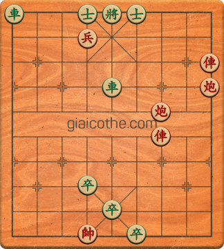 Bàn cờ tướng bài tập Cờ Tướng Khó Nhất màn 1 ván 221 - Độ khó Trung Bình