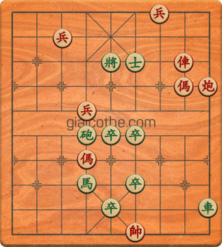 Bàn cờ tướng bài tập Cờ Tướng Khó Nhất màn 1 ván 229 - Độ khó Trung Bình