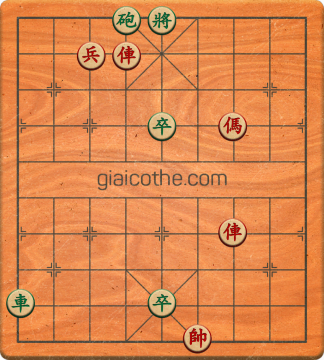 Bàn cờ tướng bài tập Cờ Tướng Khó Nhất màn 1 ván 231 - Độ khó Trung Bình