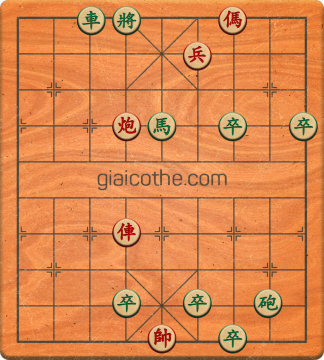 Bàn cờ tướng bài tập Cờ Tướng Khó Nhất màn 1 ván 235 - Độ khó Trung Bình