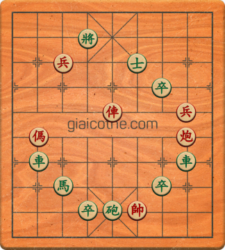 Bàn cờ tướng bài tập Cờ Tướng Khó Nhất màn 1 ván 236 - Độ khó Trung Bình