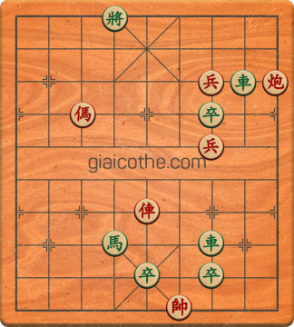 Bàn cờ tướng bài tập Cờ Tướng Khó Nhất màn 1 ván 241 - Độ khó Trung Bình