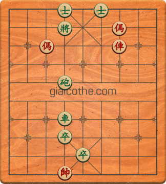 Bàn cờ tướng bài tập Cờ Tướng Khó Nhất màn 1 ván 246 - Độ khó Trung Bình